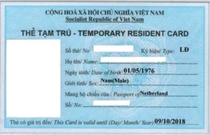 Procedures for issuance of temporary residence cards to foreigners. Internet Image.